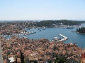Look at the marina from the old town Rovinj